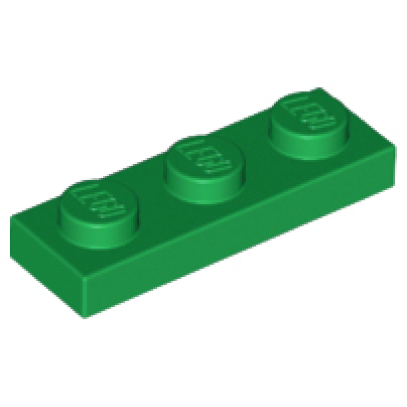 Plaat 1x3 Green